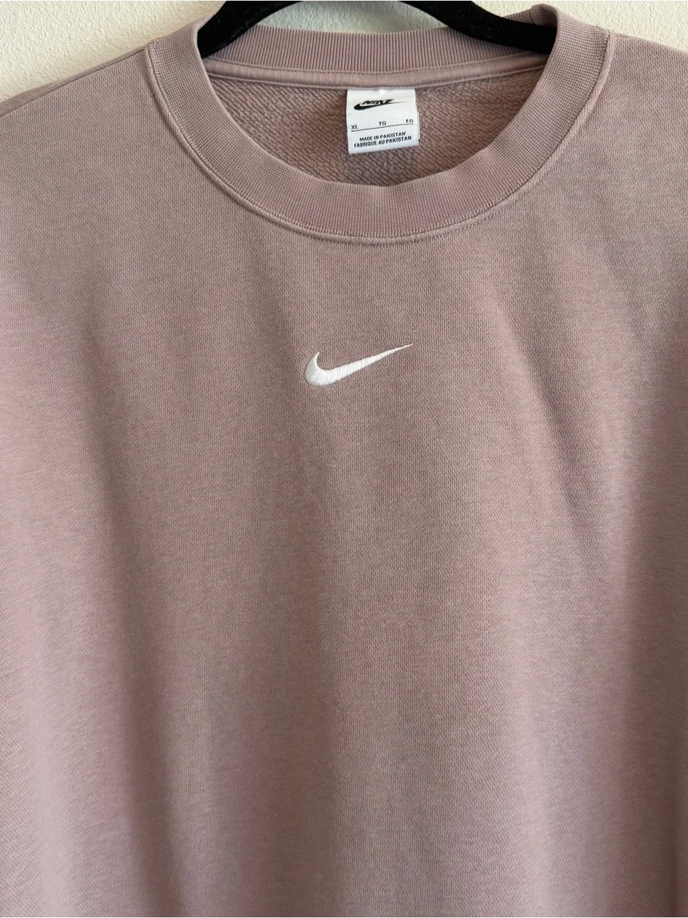 Nike Phoenix Fleece Women’s Oversized Crewneck Sweatshirt XL Smokey Mauve